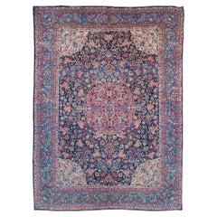 Antique Garden Design Carpet - Late 19th Century