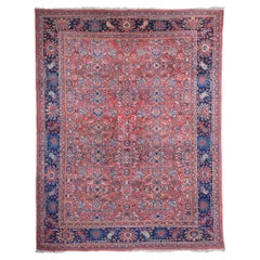 Antique Garden Design Carpet - Late 19th Century