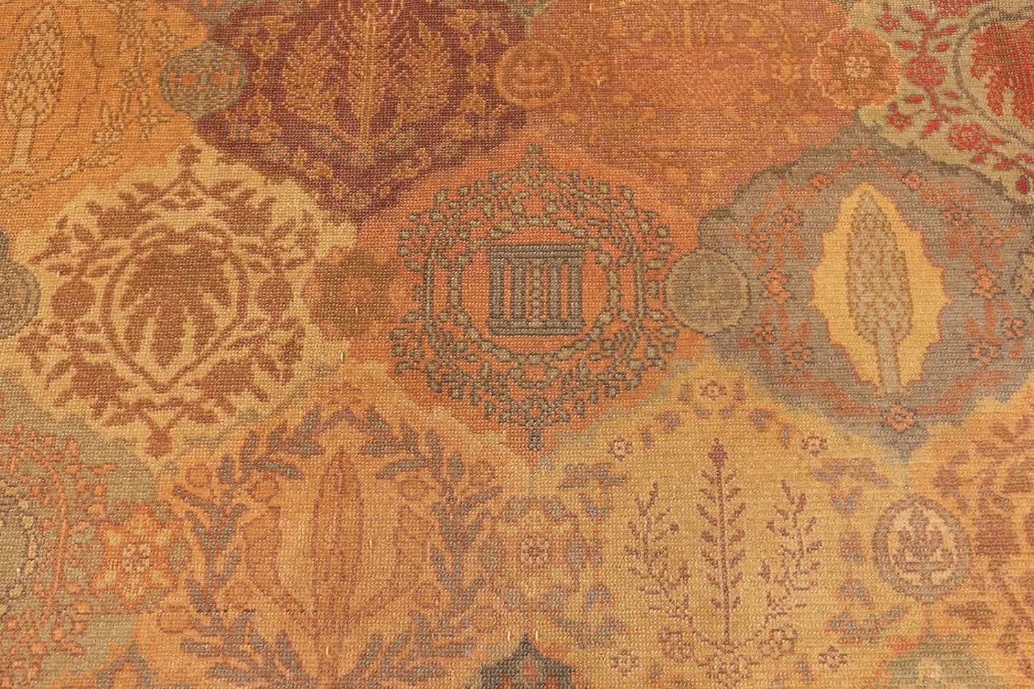 Hand-Knotted Nazmiyal Collection Antique Israeli Bezalel Carpet. 15 ft 9 in x 17 ft 10 in