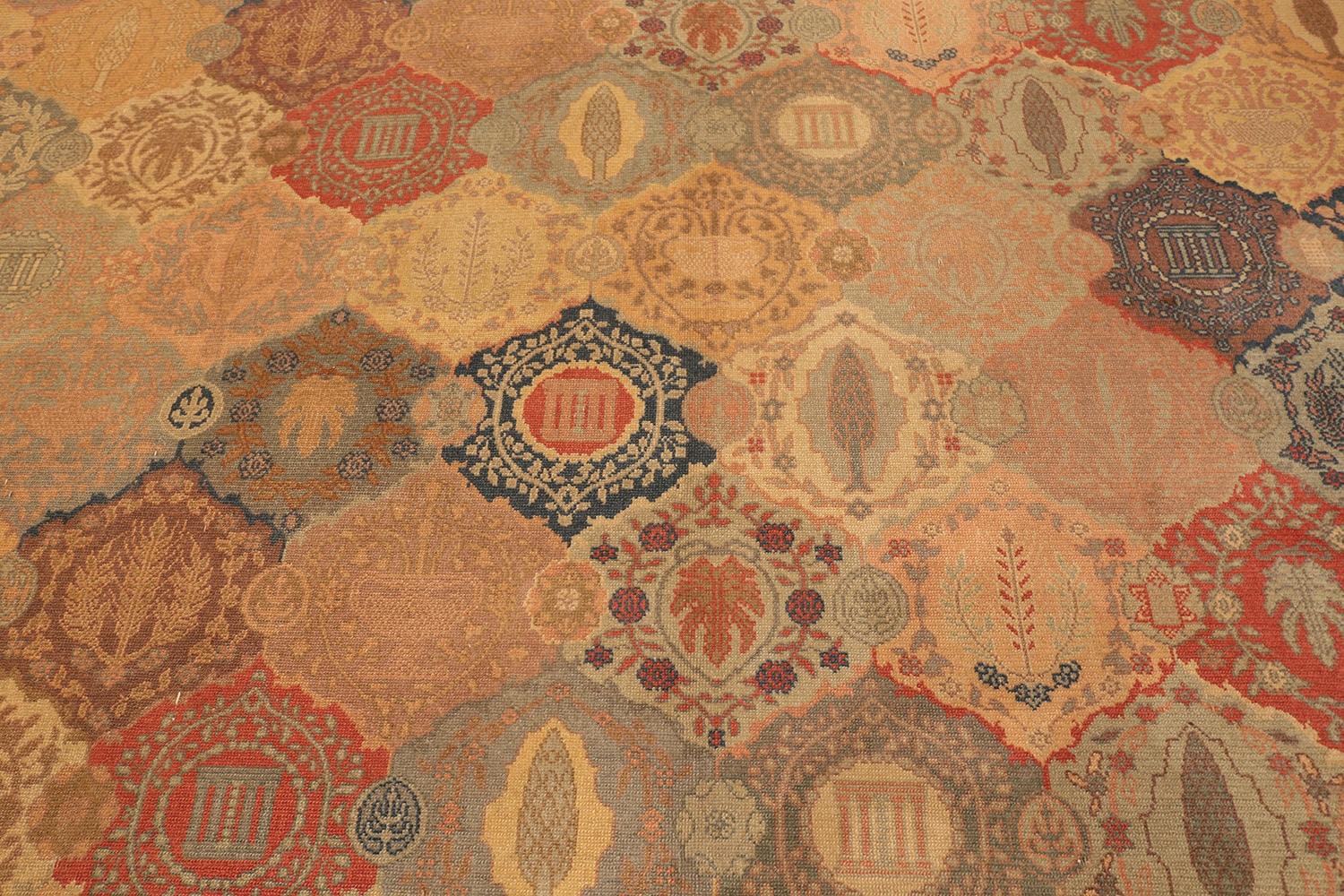 20th Century Nazmiyal Collection Antique Israeli Bezalel Carpet. 15 ft 9 in x 17 ft 10 in