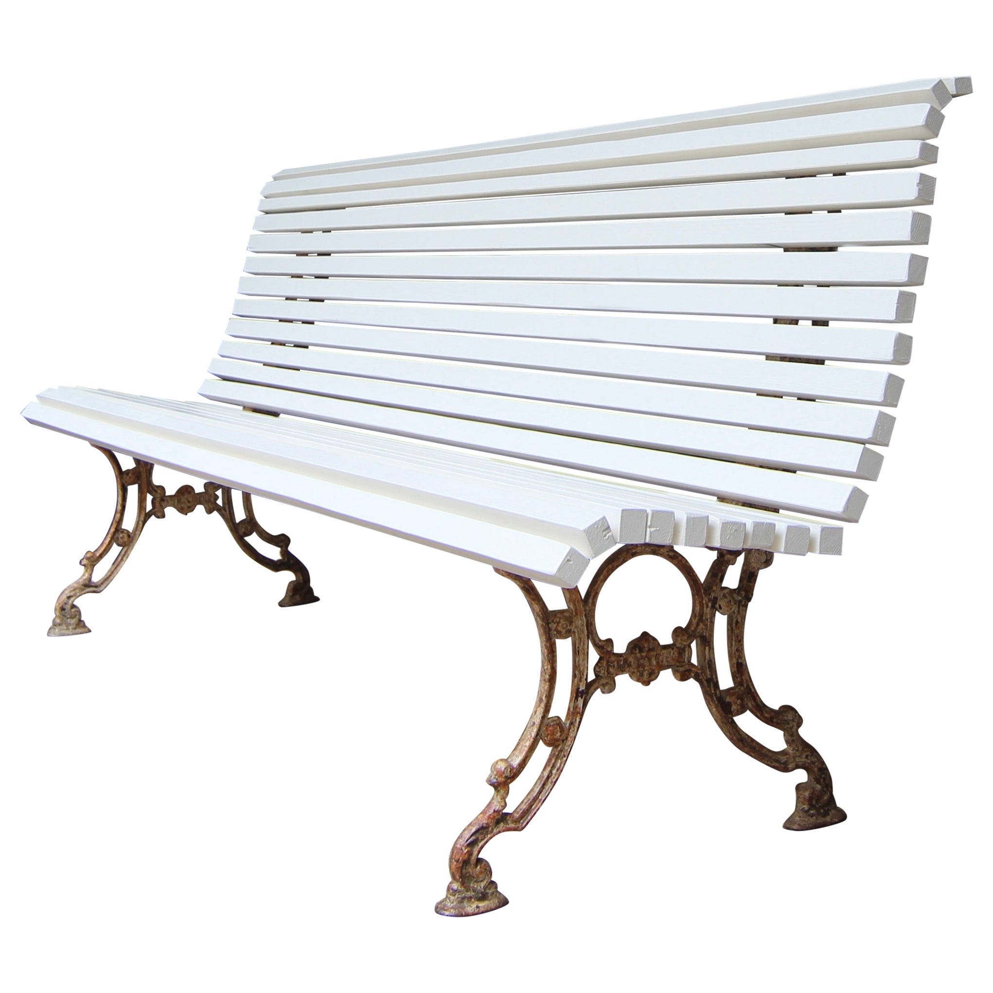 Antique Garden or Park Bench from around 1900