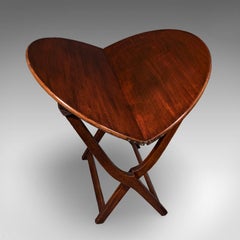 Antique Garden Party Serving Table, English, Folding, Lounge, Veranda, Victorian