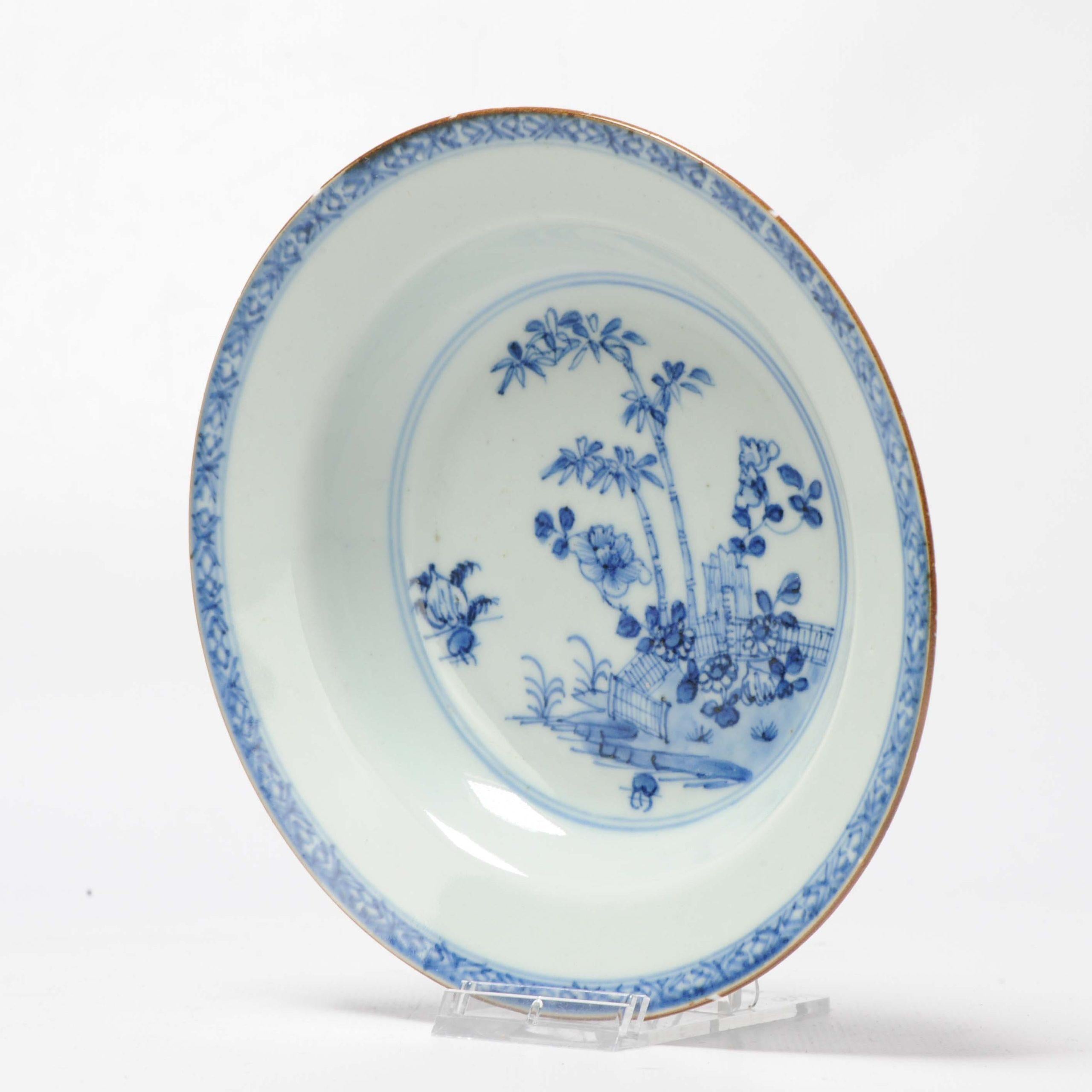 A very nice deep dish from the Kangxi or Yongzheng period.

Additional information:
Material: Porcelain & Pottery
Type: Plates
Region of Origin: China
Period: 18th century Qing (1661 - 1912)
Age: Pre-1800
Original/Reproduction: Original
