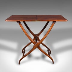 Antique Garden Tending Table, English, Folding, Hobby, Occasional, Victorian