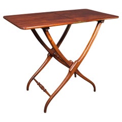 Antique Garden Tending Table, English, Folding, Hobby, Occasional, Victorian