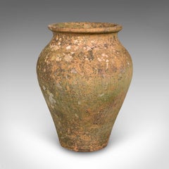 Antique Garden Vase, English, Terracotta, Planter, Victorian, Outdoor Ornament