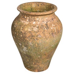 Vase de jardin ancien, anglais, terre cuite, jardinière, victorien, ornement d'extérieur