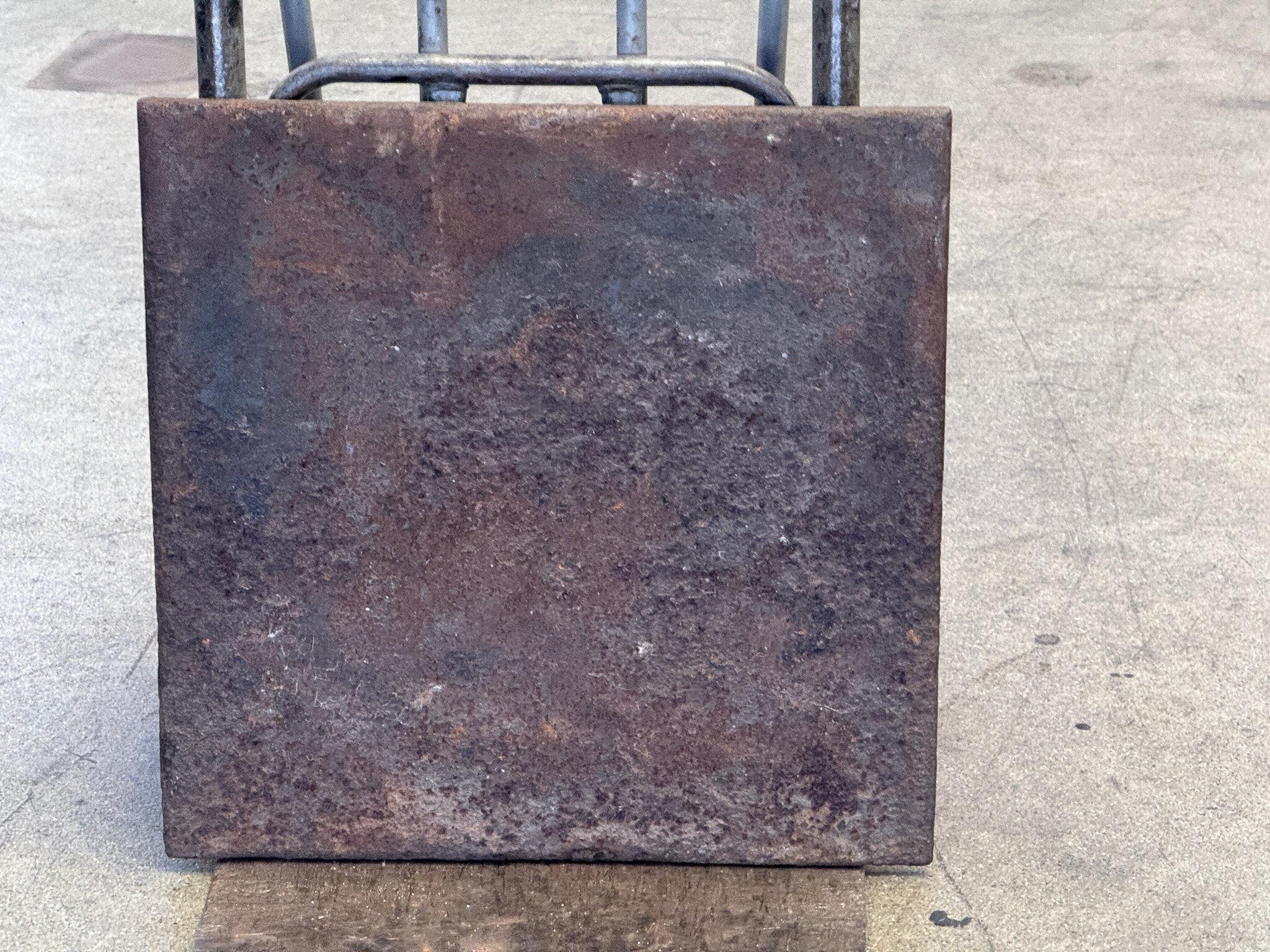 Antique 'Gardening' Fireback' / Backsplash, Neoclassical Period For Sale 7