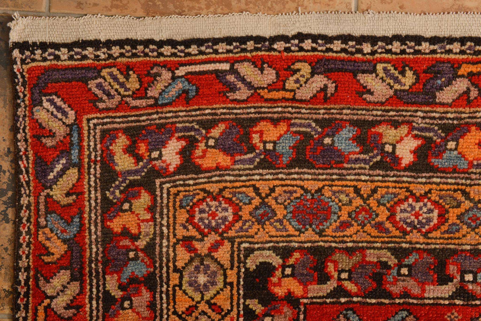 Antique Garebagh Caucasian Carpet For Sale 1