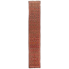 Antique Caucasian Karabagh Runner, Heraty Motif, Circa 1900
