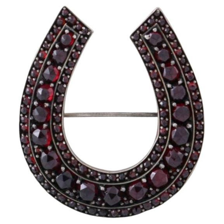 Antique Brooch 'Horseshoe' For Sale at 1stDibs