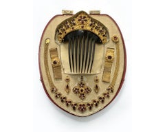 Antique Garnet Gold Parure