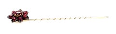 Antique Garnet Star Stick Pin