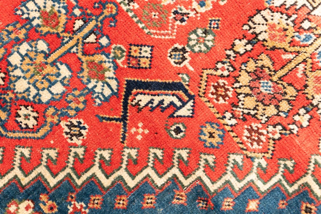Early 20th Century Antique Gashgai Long Rug For Sale