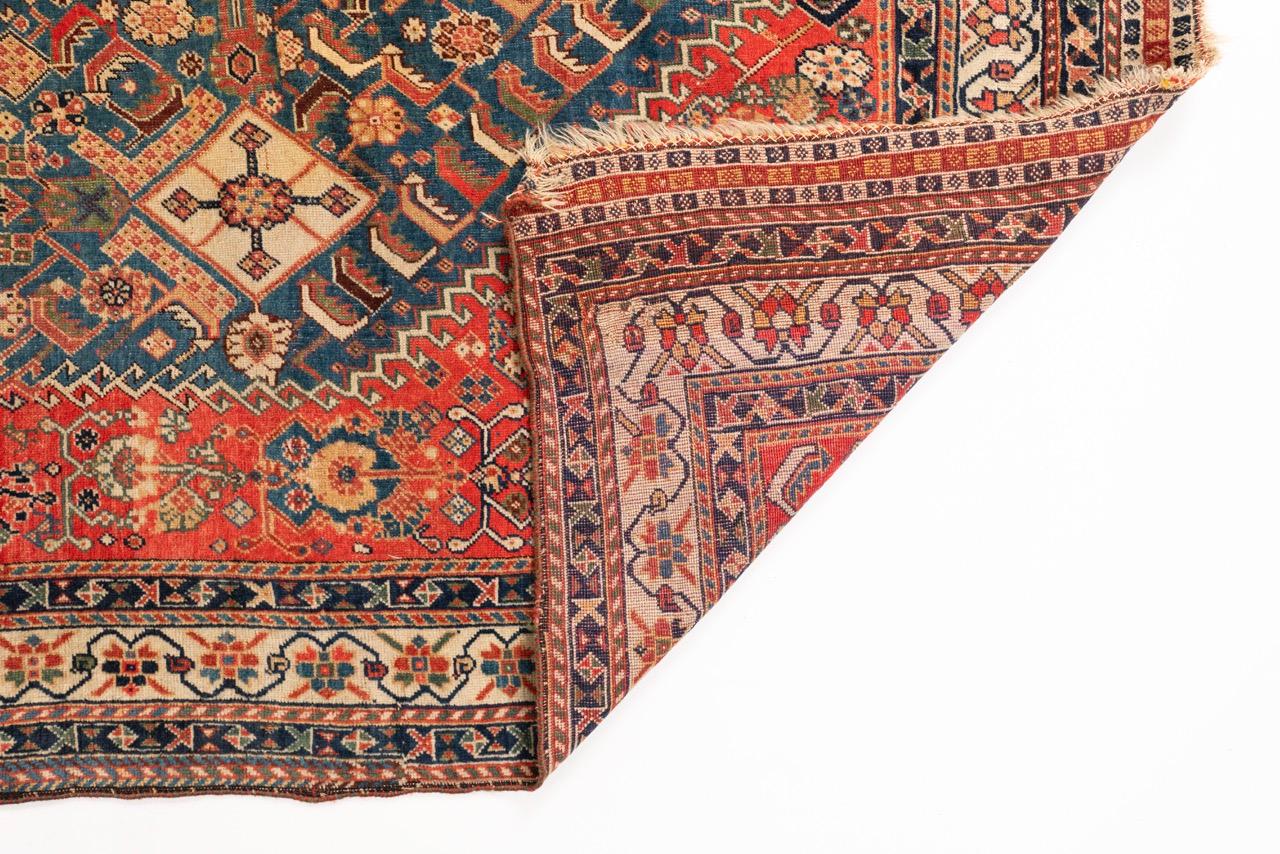 Wool Antique Gashgai Long Rug For Sale