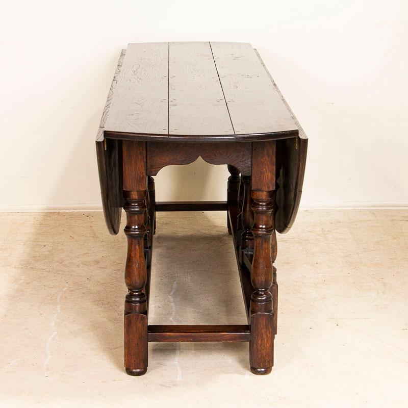 20th Century Antique Gateleg Drop Leaf Wake Table from England