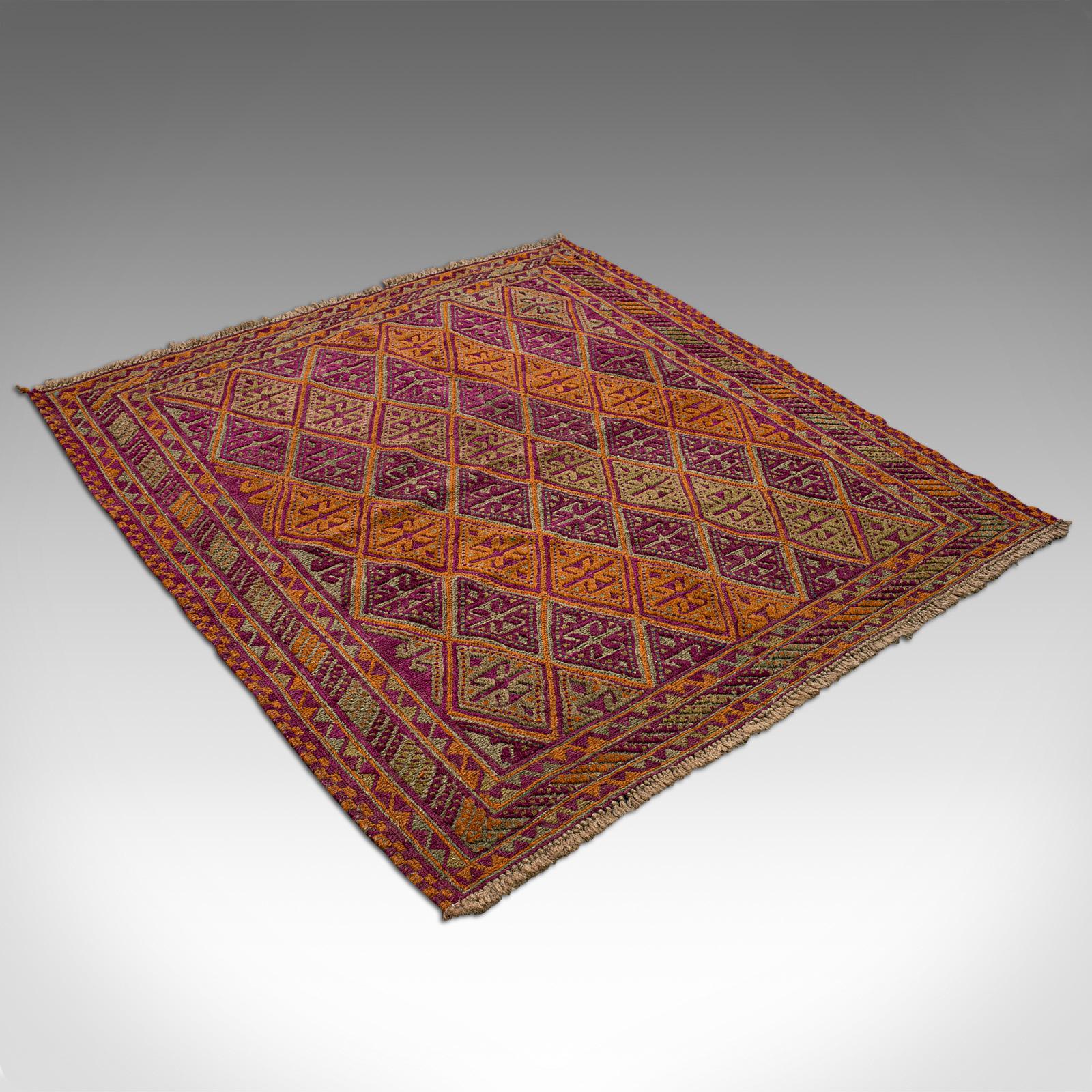 Antique Gazak Rug, Middle Eastern, Nomadic, Tribal, Decorative Carpet, C.1900 In Good Condition For Sale In Hele, Devon, GB