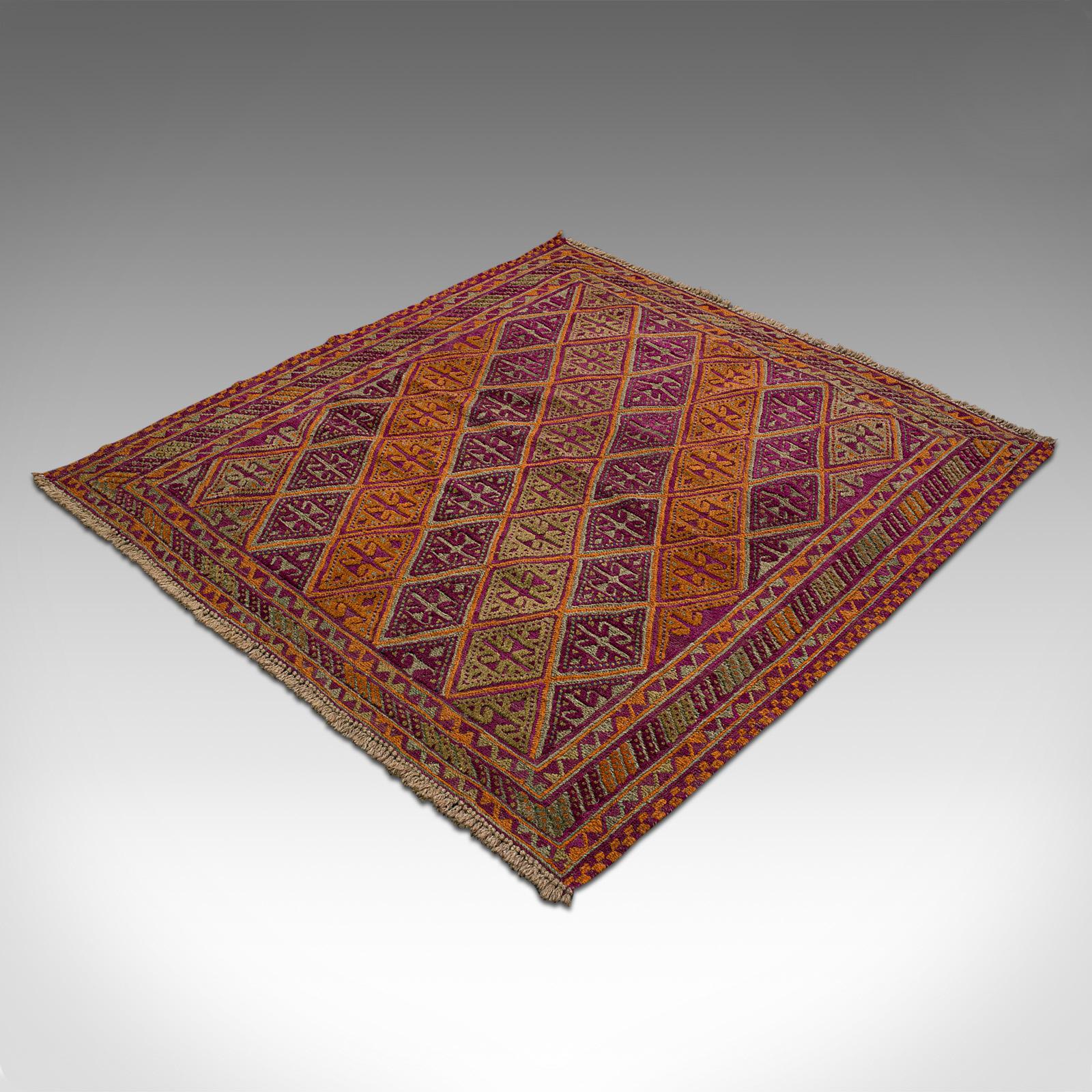 19th Century Antique Gazak Rug, Middle Eastern, Nomadic, Tribal, Decorative Carpet, C.1900 For Sale