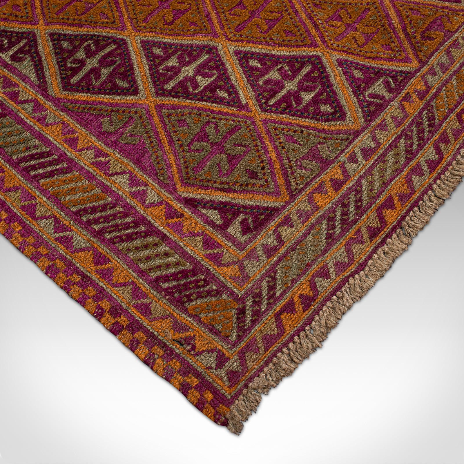 Wool Antique Gazak Rug, Middle Eastern, Nomadic, Tribal, Decorative Carpet, C.1900 For Sale