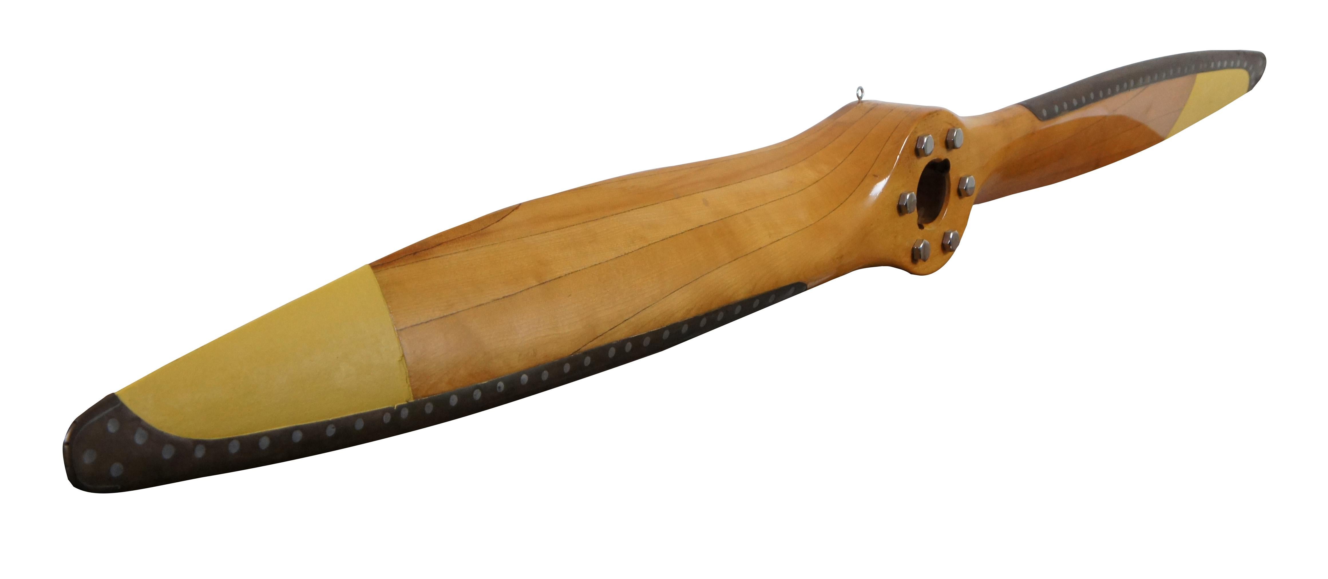 Antique G.B. Lewis Wooden Cessna Airplane Propeller Aircraft