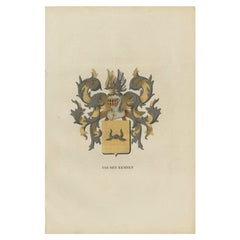 Impression Genealogy ancienne de la famille Van den Bemden de Belgique, 1862