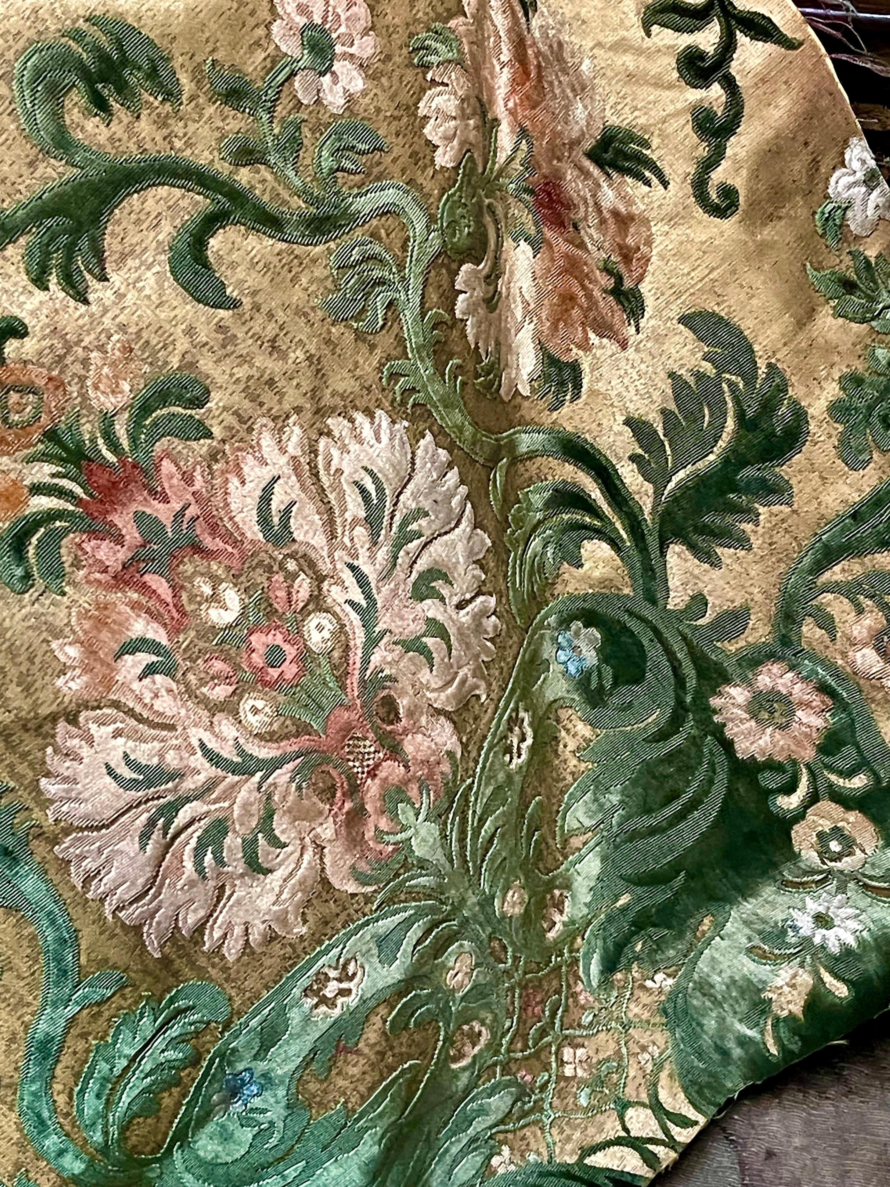 italien Panneau de velours antique Genoa Cisele