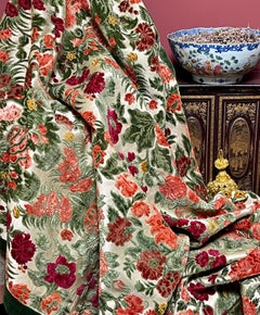 Antique Genoa Silk Velvet Panel Circa 1700