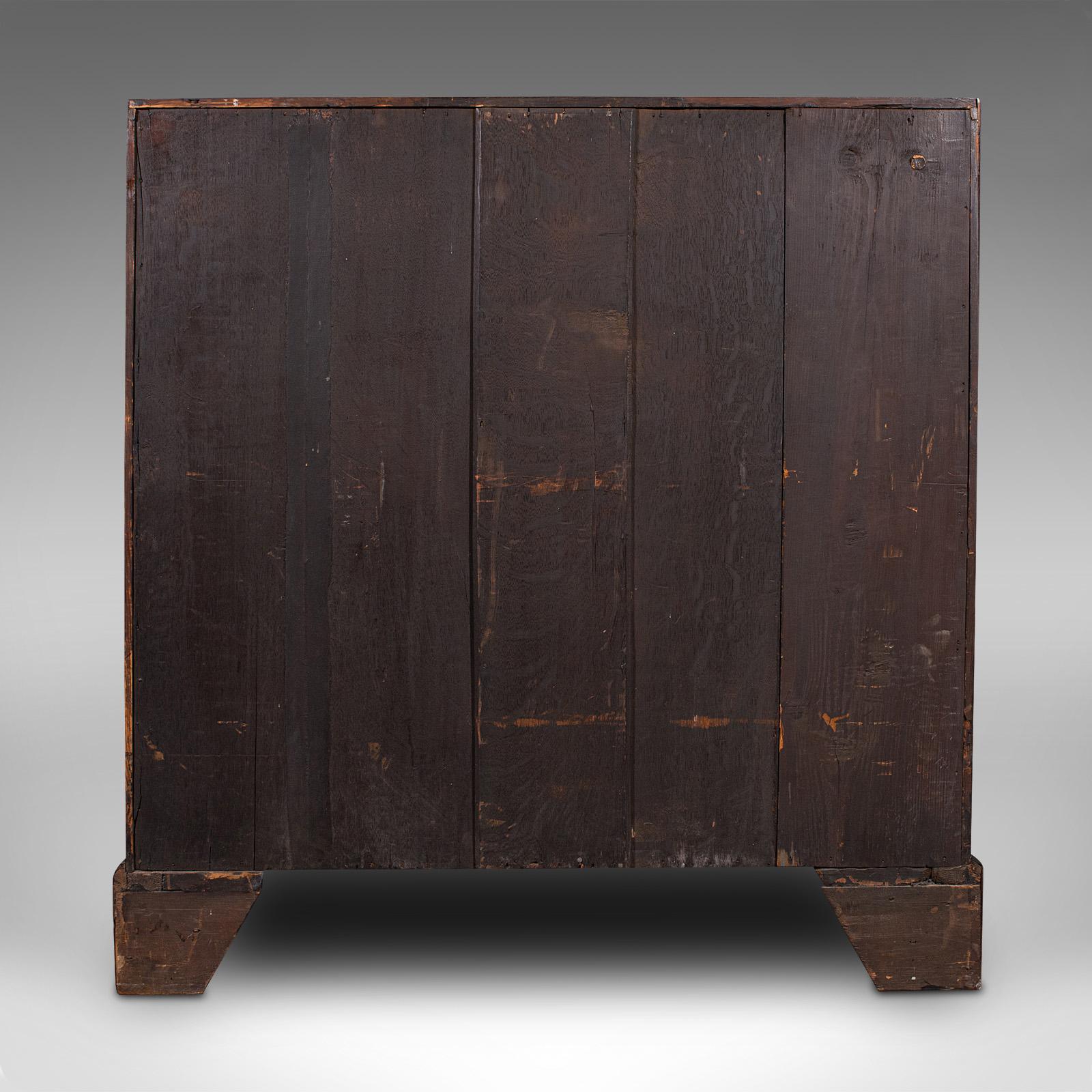 Antique Gentleman's Bureau, English, Walnut, Writing Desk, Secretaire, Georgian For Sale 1