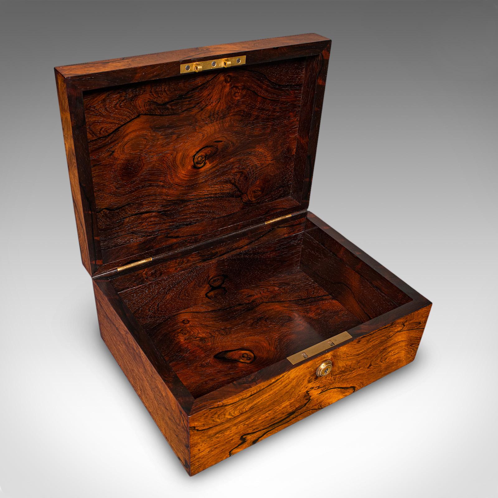 Antique Gentleman’s Document Box, English, Keepsake Case, Regency, Circa 1820 im Angebot 4