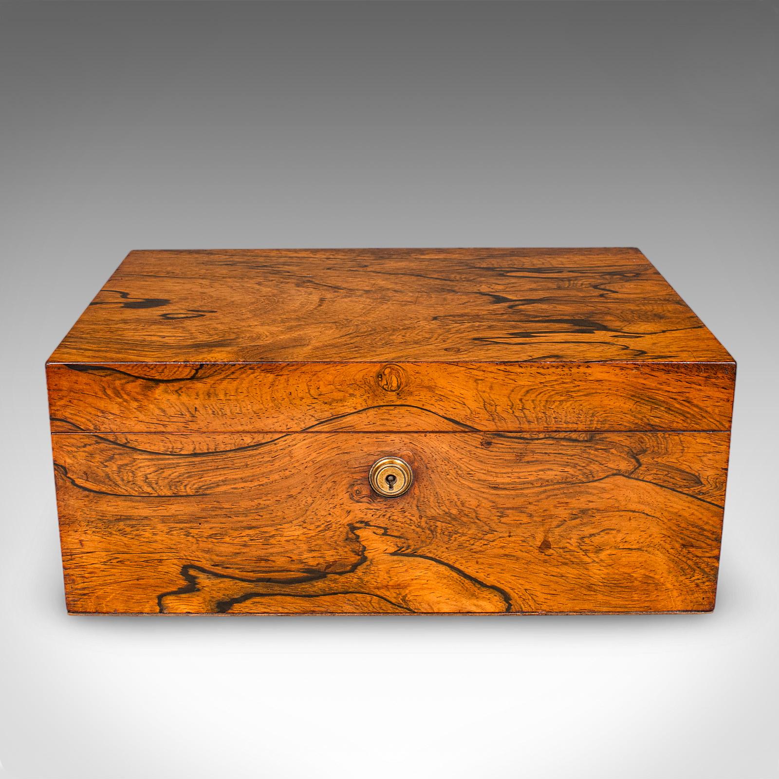 Antique Gentleman’s Document Box, English, Keepsake Case, Regency, Circa 1820 im Zustand „Gut“ im Angebot in Hele, Devon, GB