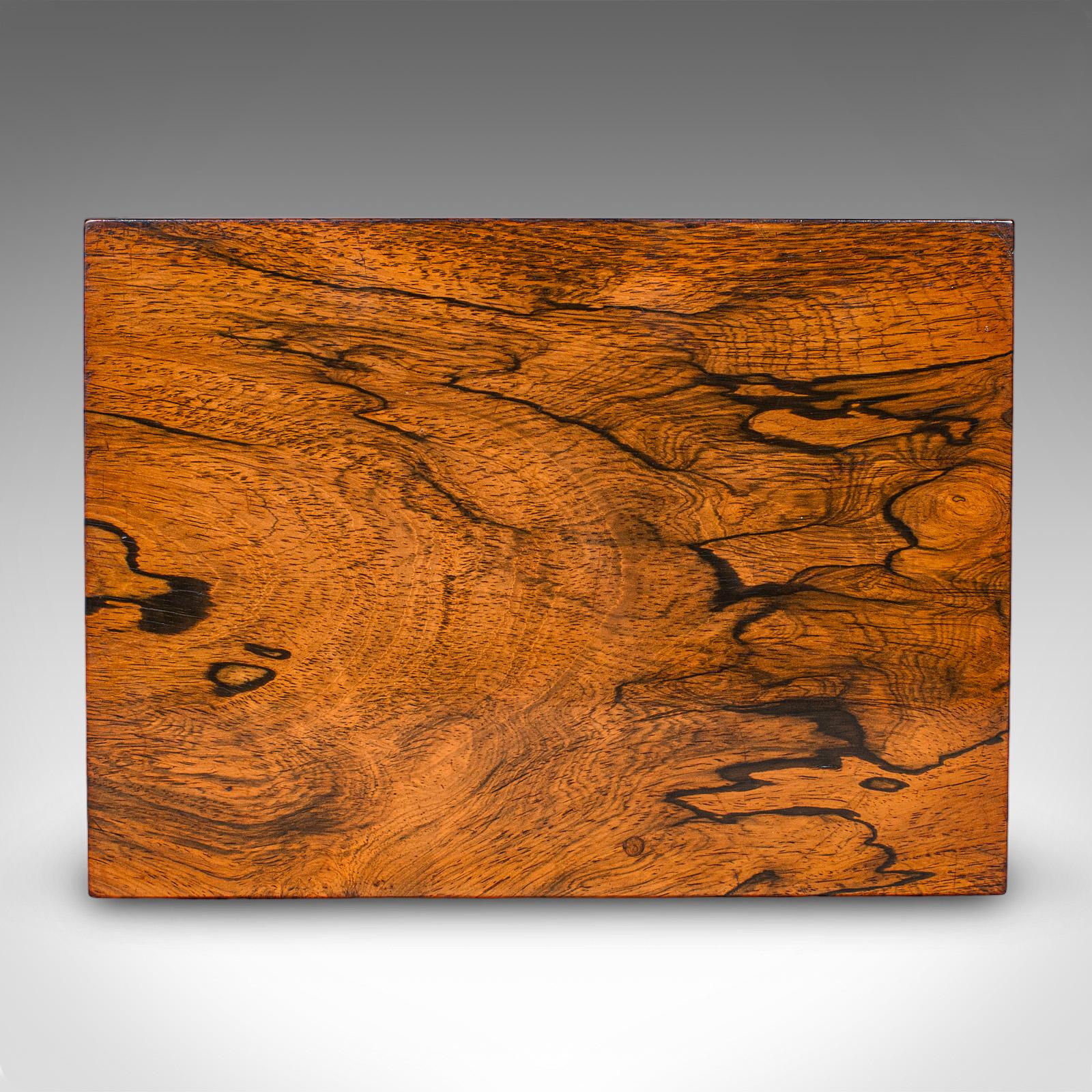 Antique Gentleman’s Document Box, English, Keepsake Case, Regency, Circa 1820 im Angebot 3