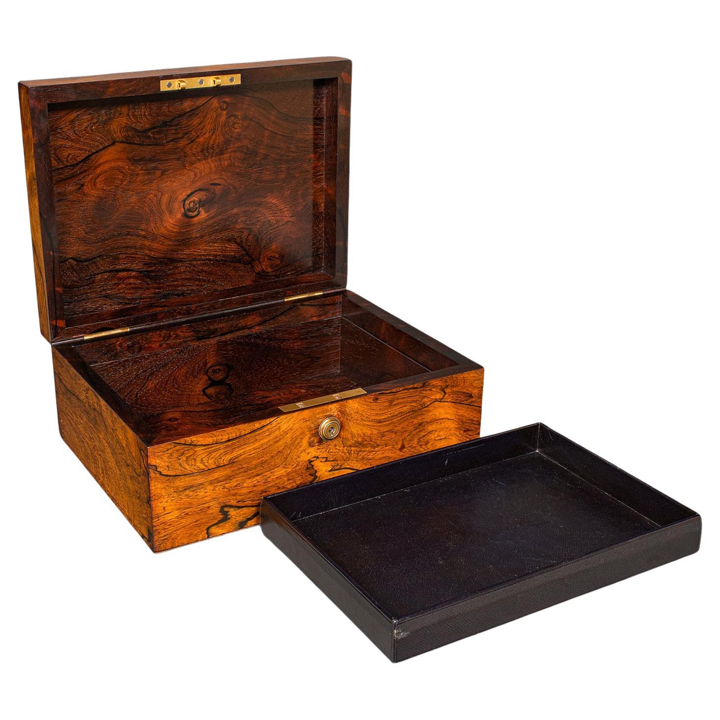 Antique Gentleman’s Document Box, English, Keepsake Case, Regency, Circa 1820 im Angebot