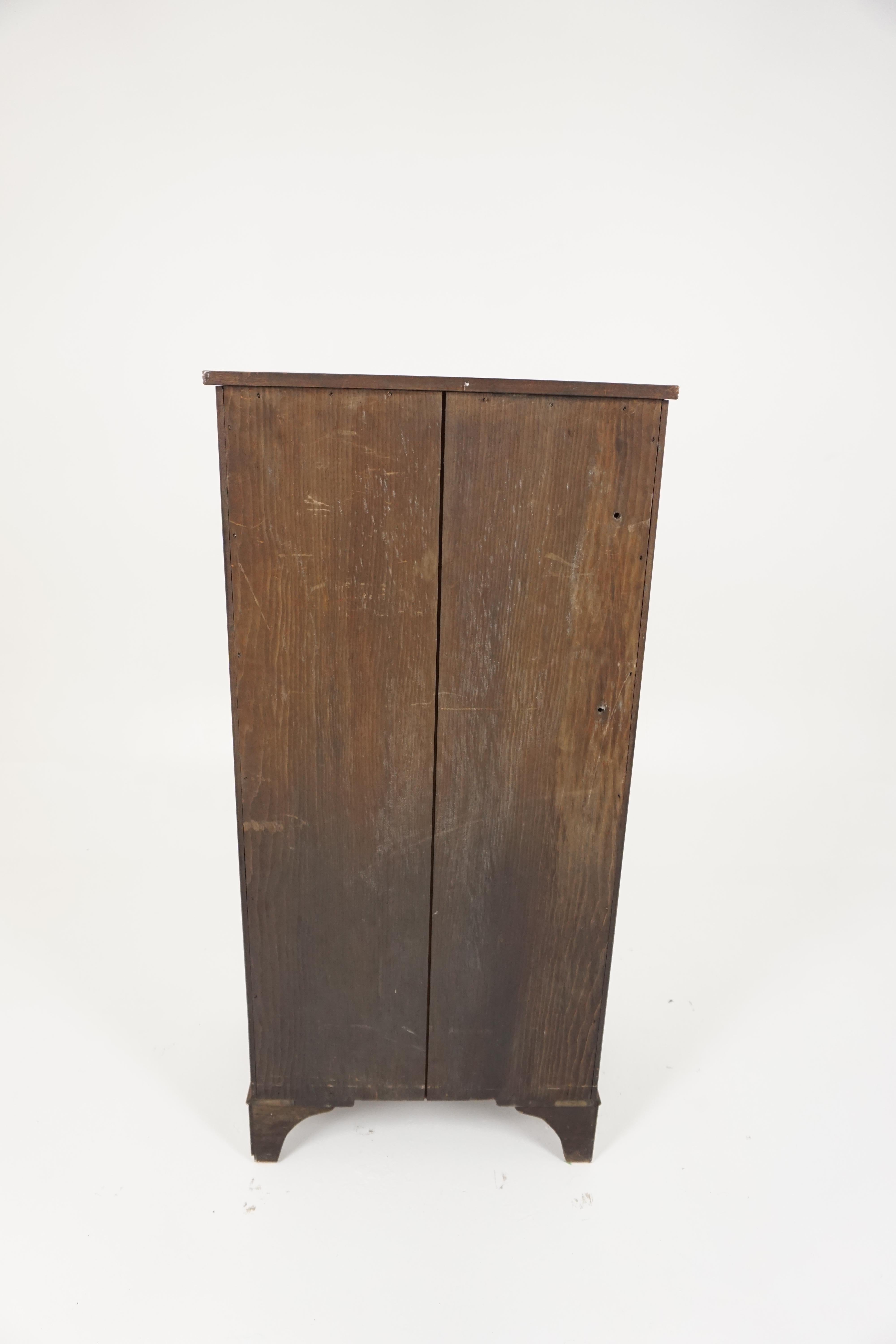 Commode ancienne pour gentleman en noyer, Écosse, 1930, B1857 en vente 2
