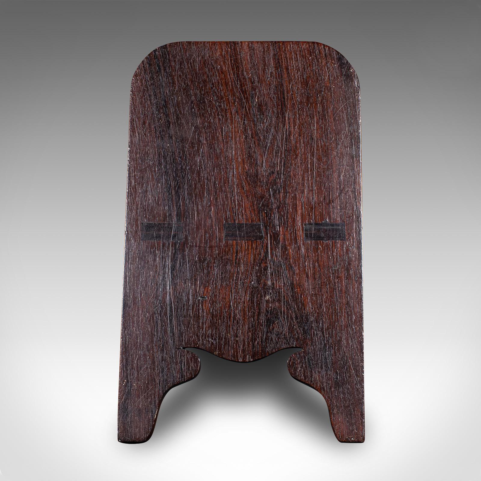 Antique Gentleman's Gout Stool, English, Leather, Occasional Foot Rest, Georgian In Good Condition In Hele, Devon, GB