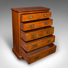 Antique Gentleman's Sporran Chest, Scottish, Sock Drawers, Victorian, Circa 1850