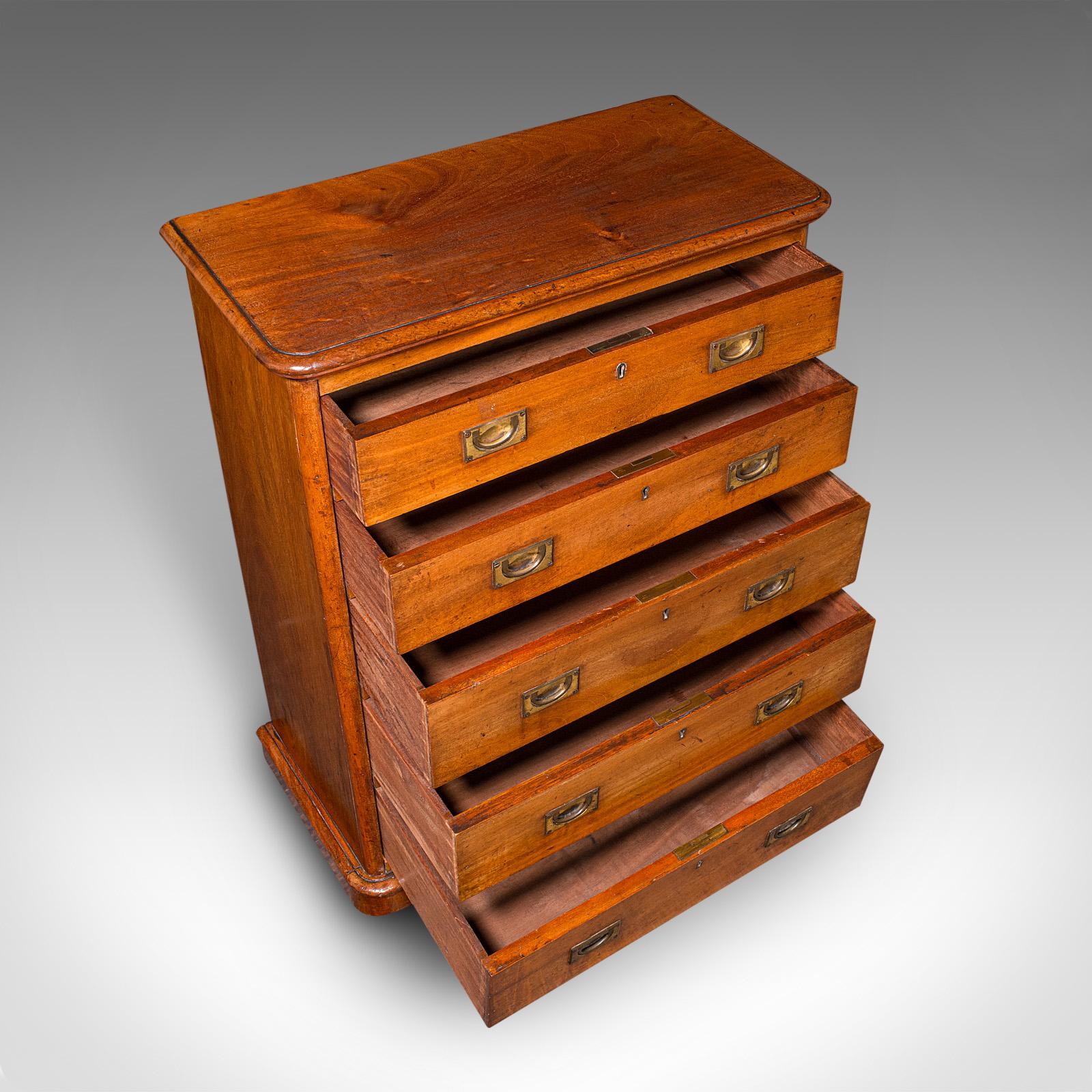 Antique Gentleman's Sporran Chest, Scottish, Sock Drawers, Victorian, Circa 1850 For Sale 2