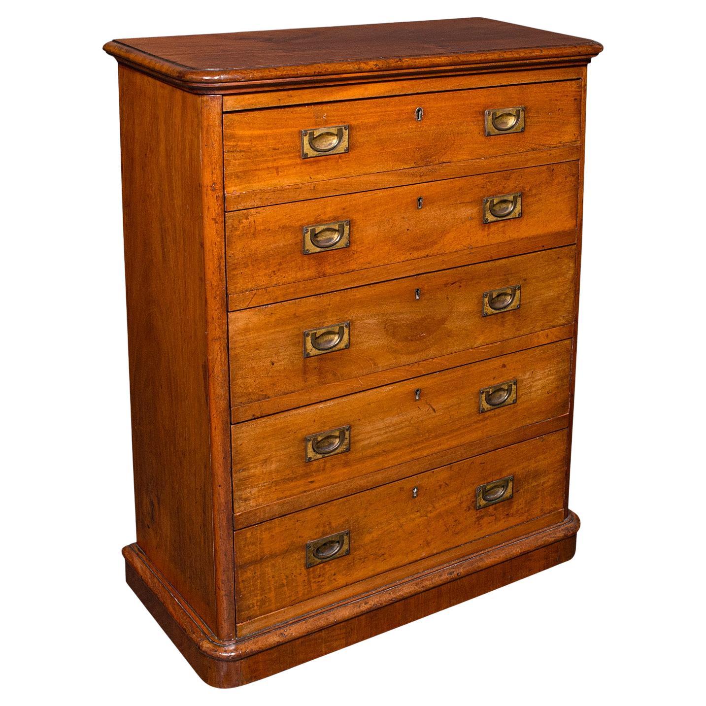 Antique Gentleman's Sporran Chest, Scottish, Sock Drawers, Victorian, Circa 1850 For Sale