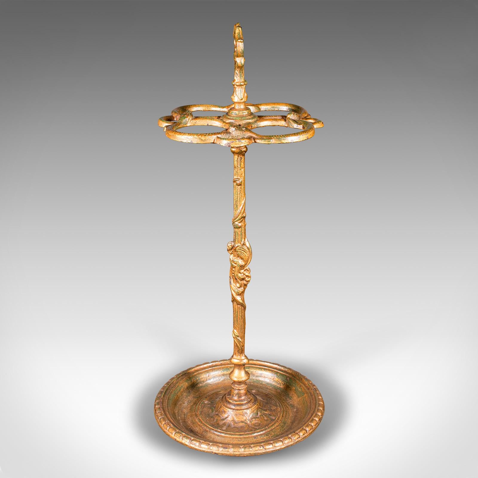 Britannique Antiquity Gentleman's Stick Stand, English, Hallway Umbrella Loop, Victorian, 1860 en vente