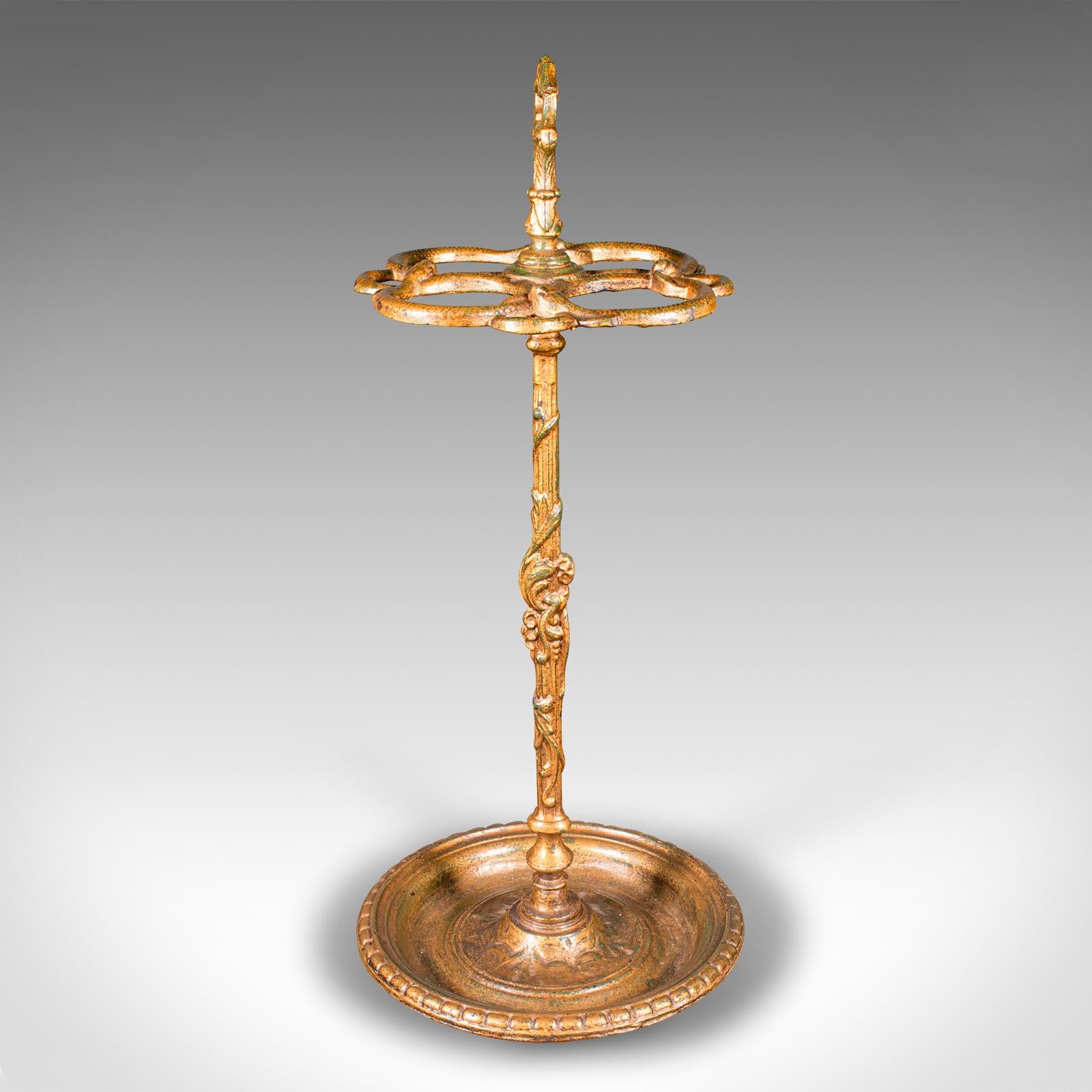 XIXe siècle Antiquity Gentleman's Stick Stand, English, Hallway Umbrella Loop, Victorian, 1860 en vente