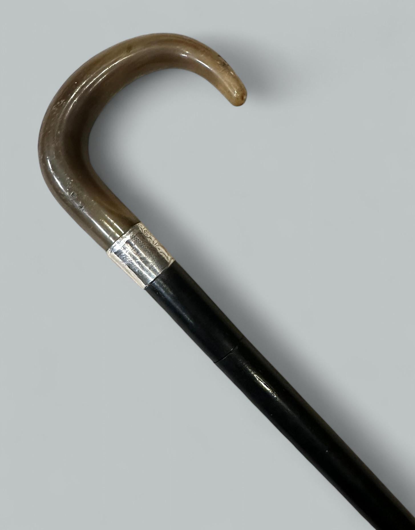 Espada de caballero antigua Bastón inglés de madera de plata de ley 1913 en Bueno estado para la venta en Dublin, Ireland