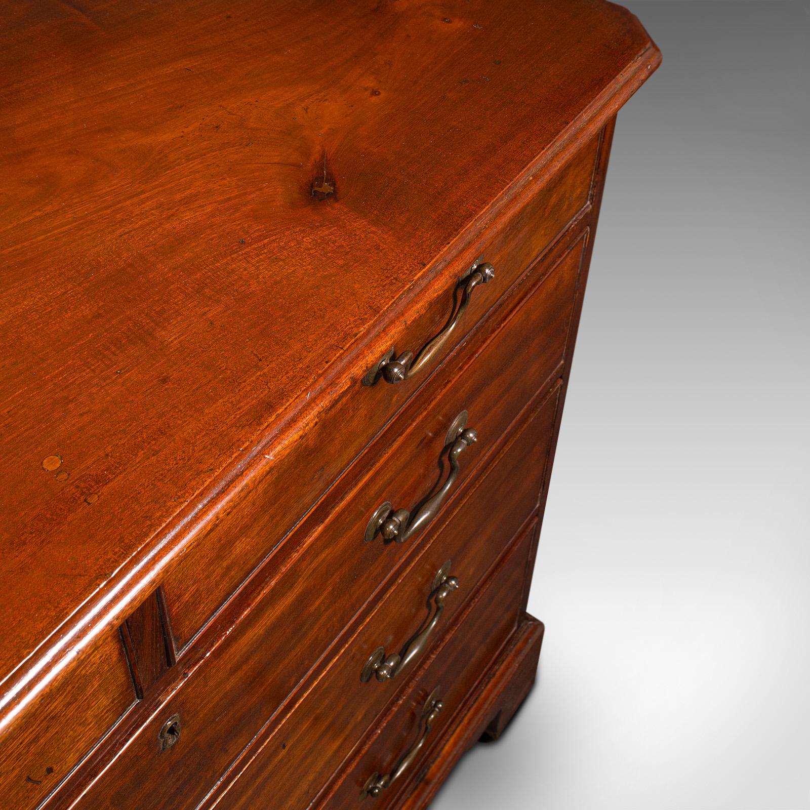 Antique Gentleman's Tallboy, English, Chest of Drawers, Georgian, Circa 1790 For Sale 2