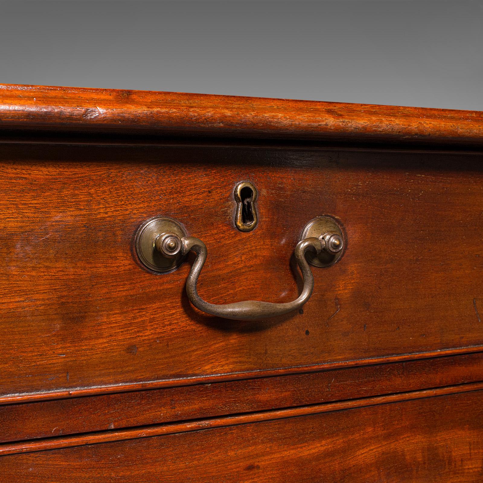 Antique Gentleman's Tallboy, English, Chest of Drawers, Georgian, Circa 1790 For Sale 3