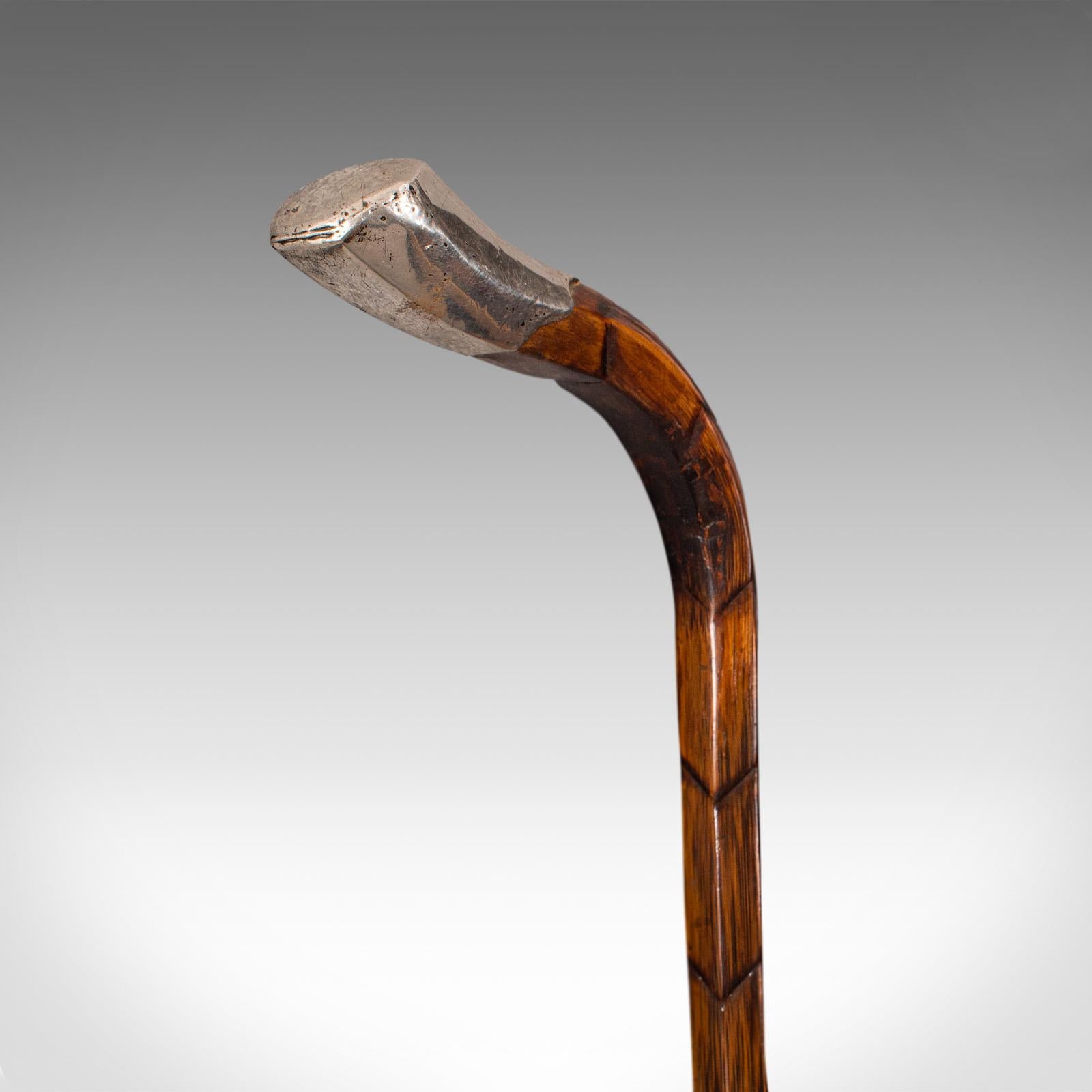 Antique Gentleman's Walking Stick, English, Coromandel, Silver, Cane, Edwardian 2