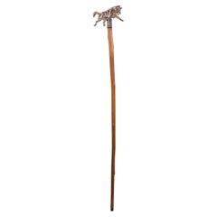 Antique Gentleman's Walking Stick, German, Cane, Black Forest, Edwardian, C.1910