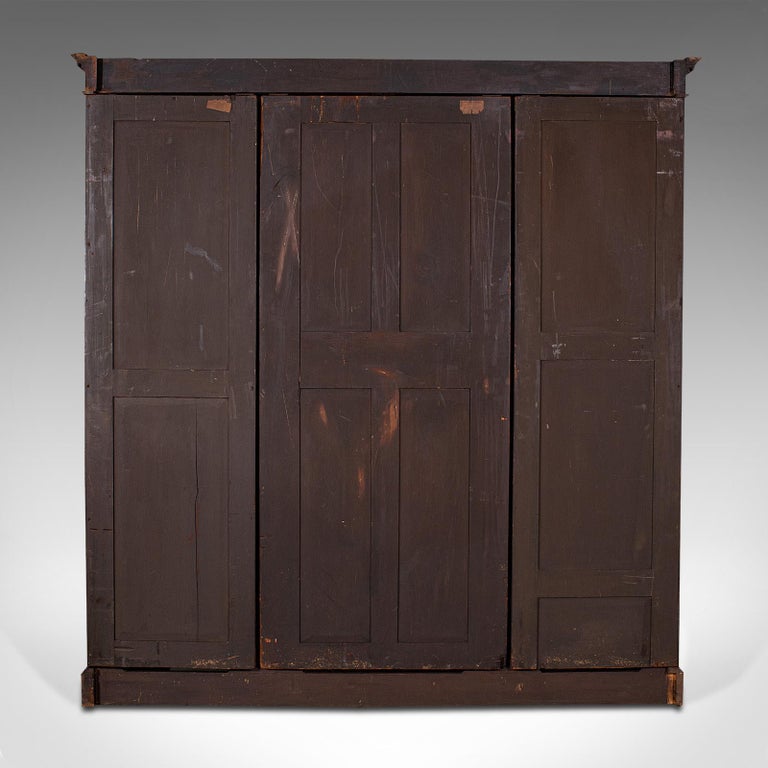 Antique Gentleman's Wardrobe, Walnut, Compactum, Waring and Gillow