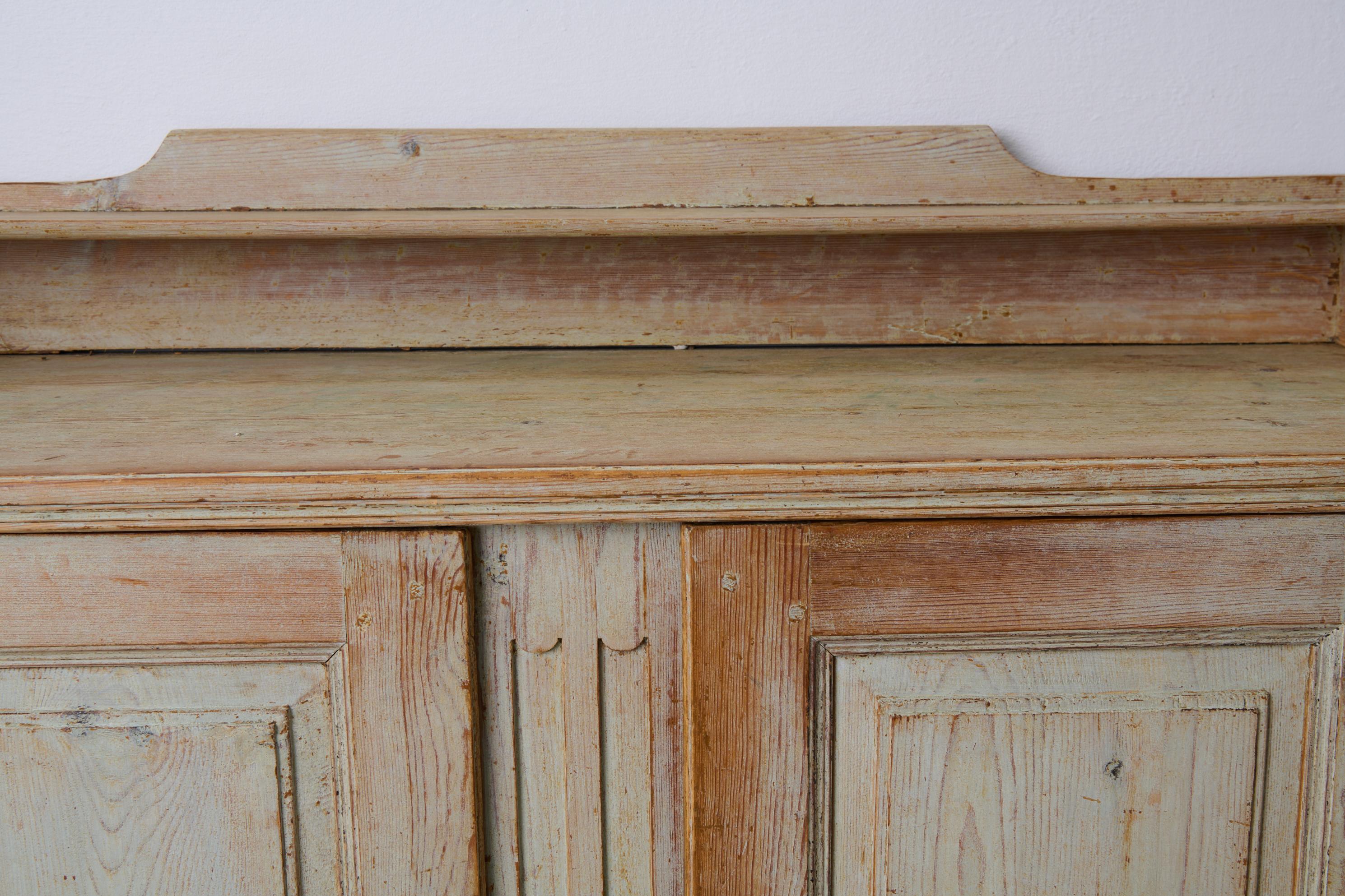 Antikes echtes Sideboard im Gustavianischen Stil, authentische schwedische Landhausmöbel 3