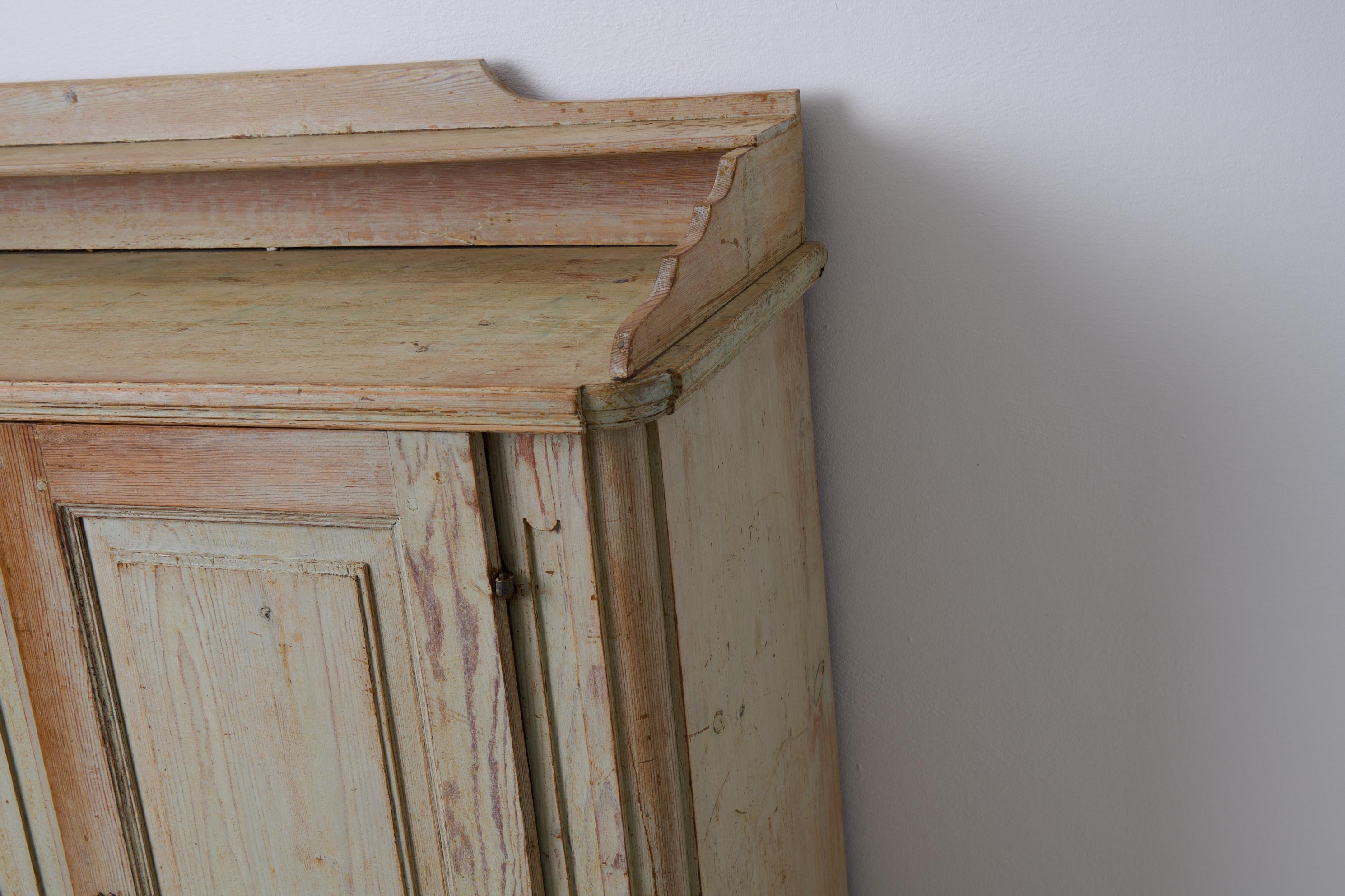 Antikes echtes Sideboard im Gustavianischen Stil, authentische schwedische Landhausmöbel 4