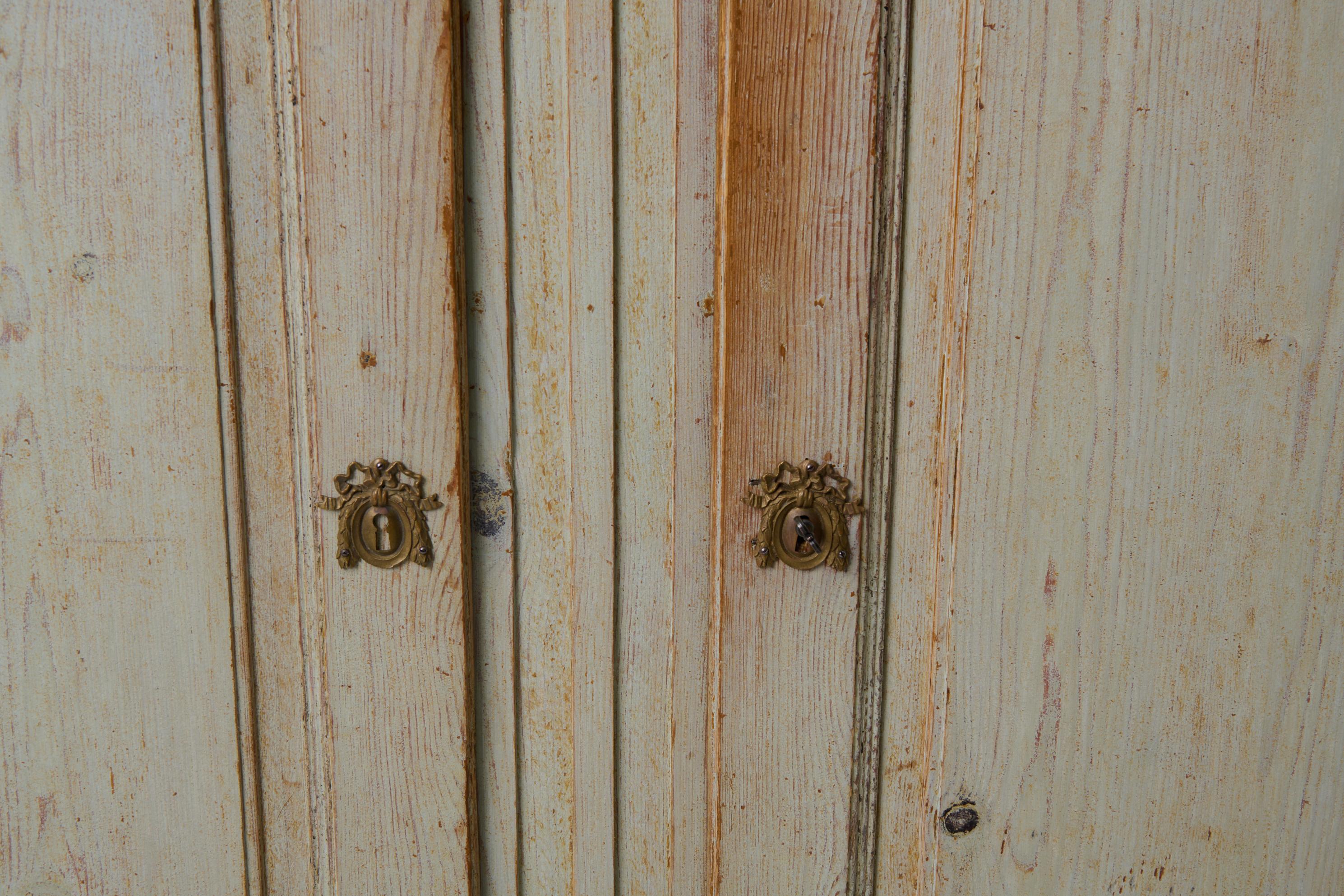Antikes echtes Sideboard im Gustavianischen Stil, authentische schwedische Landhausmöbel 6