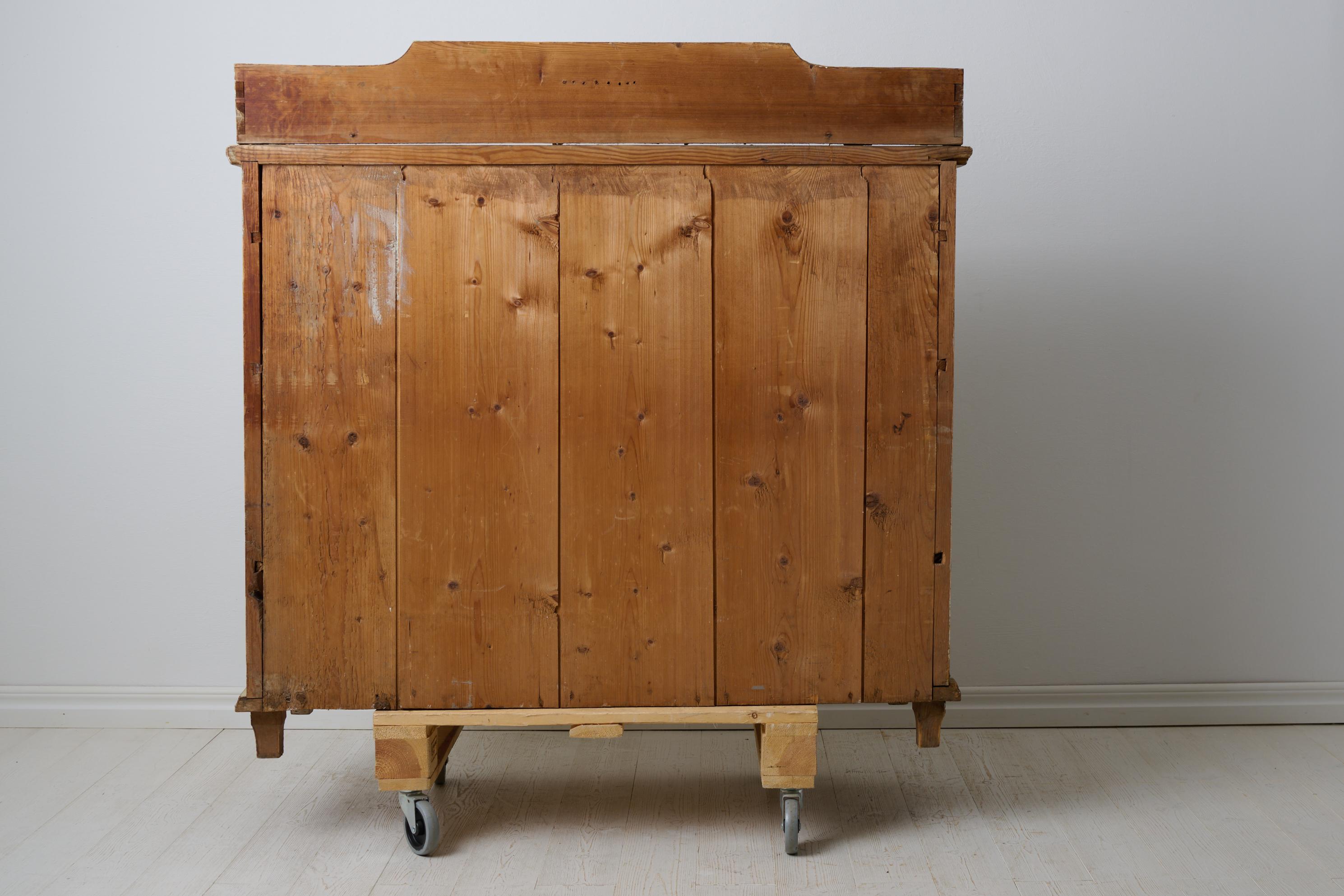 Antikes echtes Sideboard im Gustavianischen Stil, authentische schwedische Landhausmöbel 8