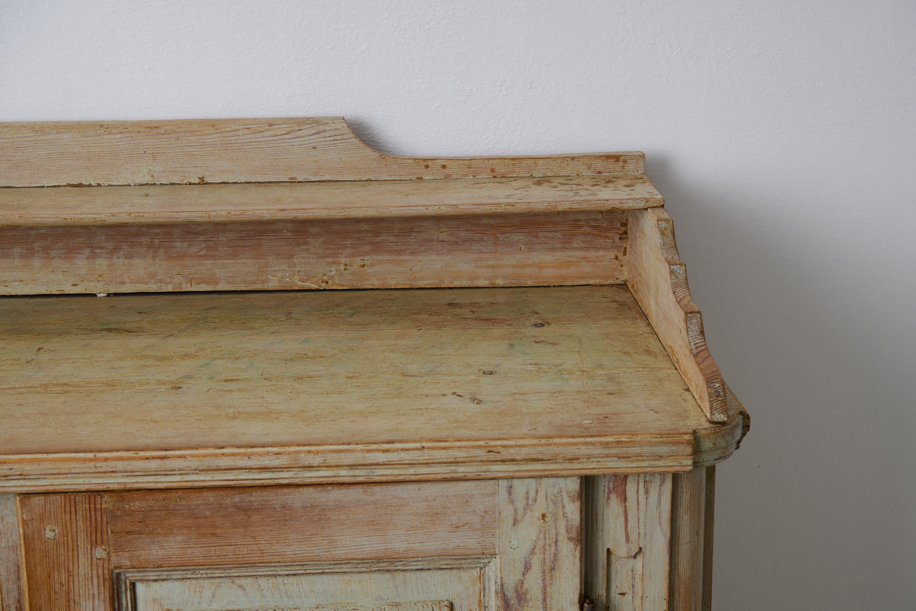 Antikes echtes Sideboard im Gustavianischen Stil, authentische schwedische Landhausmöbel 2